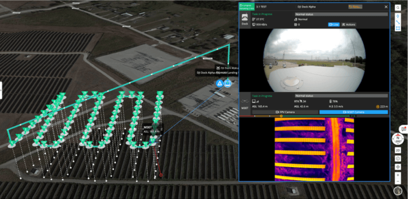 DJI Dock control interface through FlightHub 2